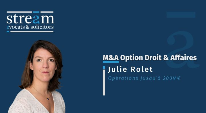 Classement Option Droit & Affaires – Stream confirme sa présence parmi les cabinets de référence en Fusions-acquisitions
