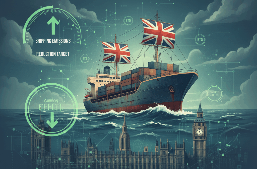 Intégration du secteur maritime au UK ETS – un article co-écrit par Aymeric de Tapol et Henri de Boisgrollier