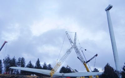 Stream a assisté Q ENERGY dans la construction d’un parc éolien entièrement composé d’éoliennes reconditionnées